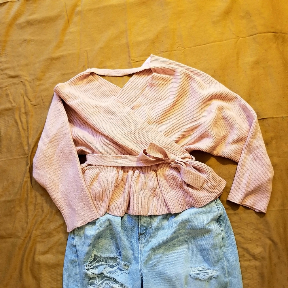 NWOT Pink Lily Blush Sweater - Picture 5 of 7